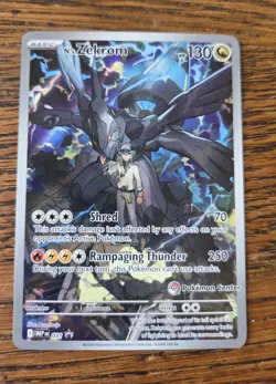 N’s Zekrom 031 Black Star Promo Pokemon Center Stamped NM Unplayed - Image 1