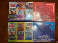 Pokemon TCG Sword & Shield Battle Styles Elite Trainer Box Red & Blue Lot ETBs - Image 1