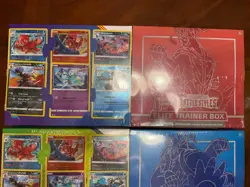 Pokemon TCG Sword & Shield Battle Styles Elite Trainer Box Red & Blue Lot ETBs - Image 3