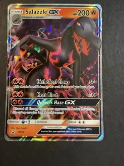 Salazzle GX - SM63 - Pokemon Sun & Moon Promo Ultra Rare Card NM - Image 1