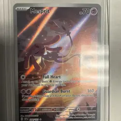 Mesprit 204/191 Illustration Rare Sv08: Pokemon TCG Surging Sparks - Image 1