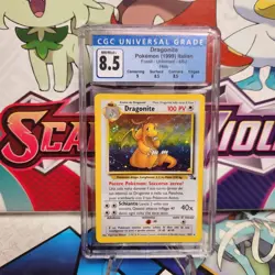 CGC 8.5 Dragonite 4/62 Holo Rare - Italian - Fossil - Pokemon TCG - SHIPS FAST - Image 1