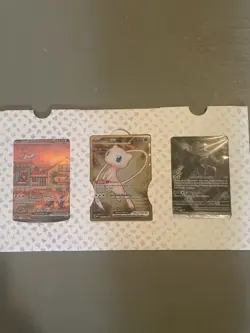 Pokemon TCG 151 UPC Promo Set Mew 053, Mewtwo 052, New Sealed & Metal Mew 205 - Image 1
