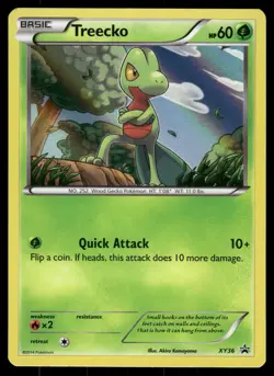 Treecko XY36 Holo Promo XY Promo Holo Pokemon MP - Image 1