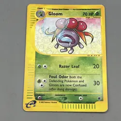 Pokemon 2002 E-Reader Expedition Gloom 78/165 Reverse Holo - LP - Image 1