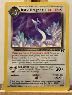 Dark Dragonair 33/82 Team Rocket Vintage WOTC Pokemon TCG - Image 1