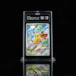 Pikachu 027 TAG 10 - 2023 Pokemon Scarlet Violet Promo Label Error - Image 1
