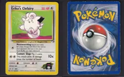 Erika's Clefairy 25/132 Rare Gym Heroes Pokemon HP - Image 3