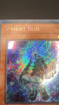 Yu-Gi-Oh MISPRINT Spright Blue Secret Rare #POTE-EN003 LP MISCUT!!! - Image 2