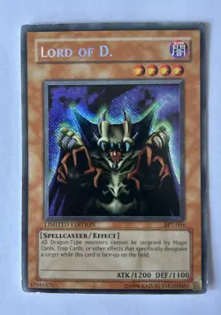 Yu-Gi-Oh! Lord of D. BPT-004 Reverse Foil Misprint error MP/HP - Image 1