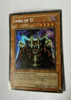 Yu-Gi-Oh! Lord of D. BPT-004 Reverse Foil Misprint error MP/HP - Image 2
