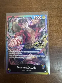 Monkey D Luffy 2 Card Mixed Lot - Promo One Piece TCG. PLEASE READ - Image 5