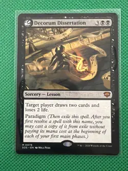 MTG Secrets of Strixhaven 8 Card LOT Decorum Dissertation Pyretic Ritual Foil - Image 2