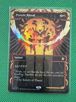 MTG Secrets of Strixhaven 8 Card LOT Decorum Dissertation Pyretic Ritual Foil - Image 3