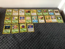A2 22 Of 64 1999 Jungle Set Pokemon TCG Twenty Two Card Lot Original Playing - Image 1