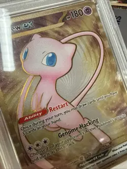 PSA 9 Mew ex Metal ULTRA PREMIUM COLLECTION 205/165 MINT Graded Pokemon Card - Image 3
