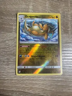 2 Card Dragonair Regular And Dragonite Rare SM - Unified Minds 151/236 NM - Image 2