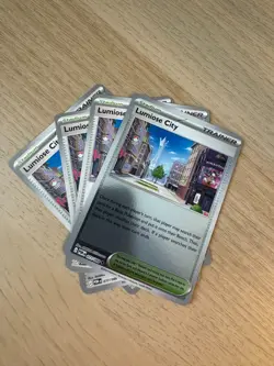 Pokemon TCG Lumiose City 111/088 Stadium Card Near Mint - Image 1