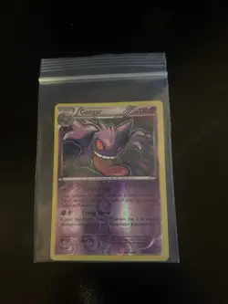 Pokemon Gengar Breakthrough Reverse Holo Card 60/162 Holo Rare W/ SLEEVE - Image 5