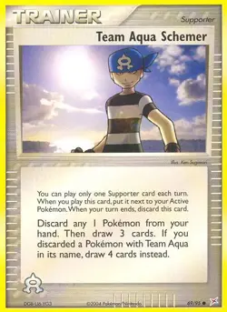 Team Aqua Schemer 69/95 Common | Team Magma vs Team Aqua | Pokemon Card - Image 1