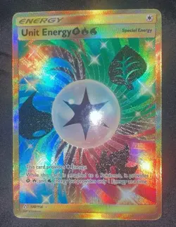 Pokemon Unit Energy (Grass Fire Water) Gold Secret Rare 170/206 Ultra Prism NM - Image 1