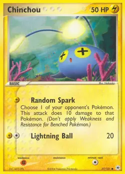 Chinchou 57/101 Common | Hidden Legends | Pokemon Card - Image 1
