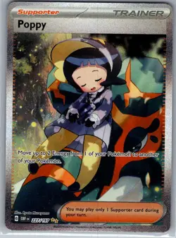 Poppy 227/197 SIR SV03: Obsidian Flames - Pokemon Card - NM - Image 1