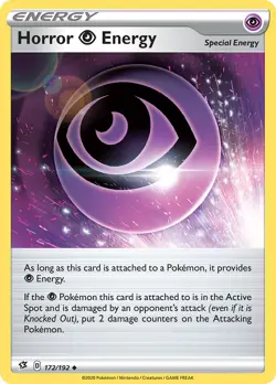 Horror Psychic Energy 172/192 Uncommon | Rebel Clash | Pokemon Card - Image 1
