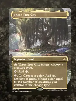 Three Tree City Bloomburrow Magic: The Gathering Card, NM-Mint, English Edition - Image 1