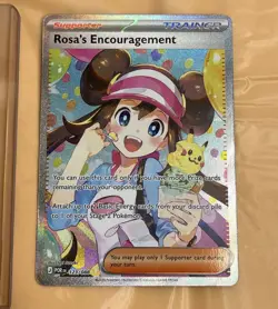 Pokemon Rosa Encouragement Trainer card 123/088 / Perfect Order Holo - Image 1