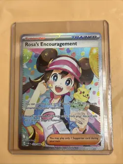 Pokemon Rosa Encouragement Trainer card 123/088 / Perfect Order Holo - Image 4