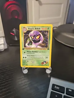 Koga's Arbok 25/132 Gym Challenge Regular FIRST edition Pokemon Card LP - Image 1