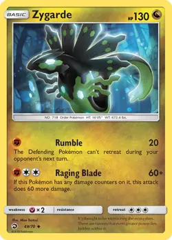 Zygarde 49/70 Uncommon | Dragon Majesty | Pokemon Card - Image 1