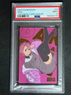 2025 Japanese Card Wafer Dandadan Aira #23 PSA 9 MINT WAIFU LOW POP RARE ANIME - Image 1