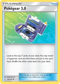 Pokegear 3.0 182/214 Uncommon | Unbroken Bonds | Pokemon Card - Image 1