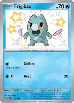 Frigibax 128/91 Shiny Rare | Paldean Fates | Pokemon Card - Image 1