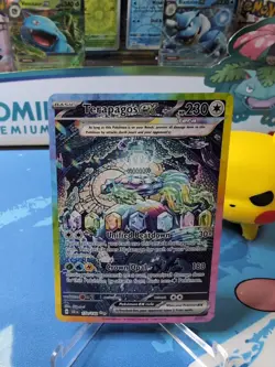 Terapagos ex 170/142 Special Illustration Rare SIR - Pokemon Card NM - Image 1