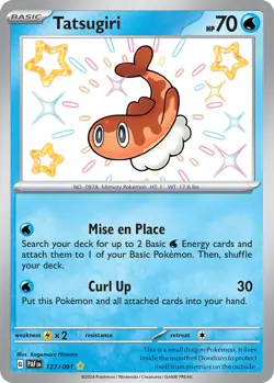 Tatsugiri 127/91 Shiny Rare | Paldean Fates | Pokemon Card - Image 1