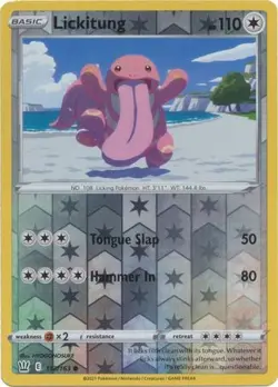 Lickitung 113/163 Reverse Holo | Battle Styles | Pokemon Card - Image 1