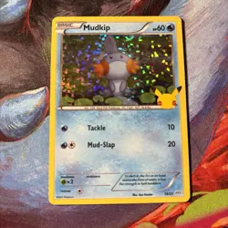 Pokemon TCG McDonald's 25th Anniversary Celebrations Mudkip Holo Card 19/25 NM - Image 1