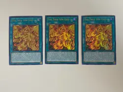 Yugioh - The True Sun God x 3 - 1st Edition Ultra Rare NM - Free Holo - A - Image 1