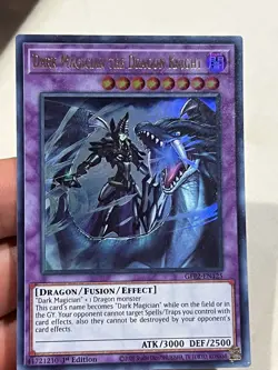 Dark Magician The Dragon Knight GFP2 Ultra Rare 1st Ed NM Yugioh - Image 1