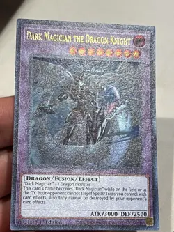 Dark Magician The Dragon Knight GFP2 Ultra Rare 1st Ed NM Yugioh - Image 2