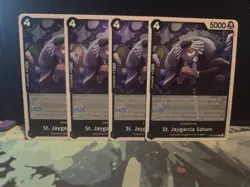 One Piece TCG 4x OP13-083 St. Jaygarcia Saturn (playset) English - Image 1
