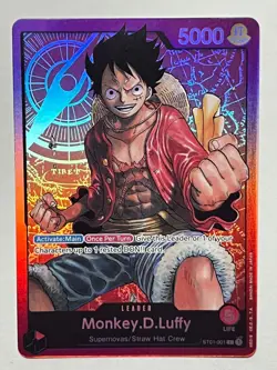 Monkey.D.Luffy ST01-001 One Piece Starter Deck 1 Straw Hat Crew - Image 1