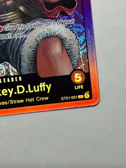 Monkey.D.Luffy ST01-001 One Piece Starter Deck 1 Straw Hat Crew - Image 5
