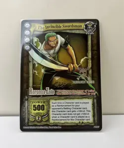 2005 One Piece CCG Promo PR007 Roronoa Zolo Tournament Winner Foil Vintage Rare - Image 1