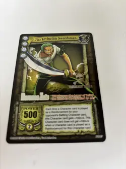 2005 One Piece CCG Promo PR007 Roronoa Zolo Tournament Winner Foil Vintage Rare - Image 4