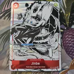 • Jinbe • ST01-005 Full Art Holo Gift Collection 2023 One Piece TCG NM Alt RARE - Image 1