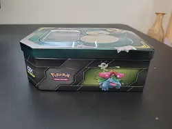 POKEMON TRADING CARD GAME~EMPTY METAL TIN~STORAGE BOX~Snorlax & Eevee - Image 2